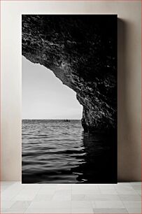 Πίνακας, Cave Overlooking the Sea Σπήλαιο με θέα στη θάλασσα