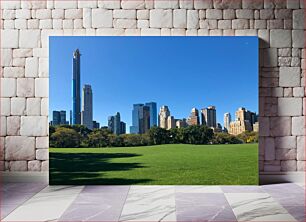 Πίνακας, Central Park Skyline Central Park Skyline