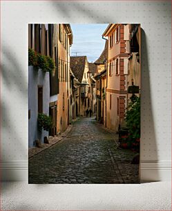 Πίνακας, Charming Cobblestone Alley Καλαίσθητο Πλακόστρωτο Σοκάκι