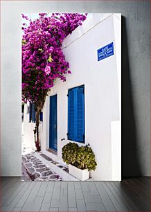 Πίνακας, Charming Mediterranean House with Bougainvillea Καλαίσθητο Μεσογειακό Σπίτι με Μπουκαμβίλιες