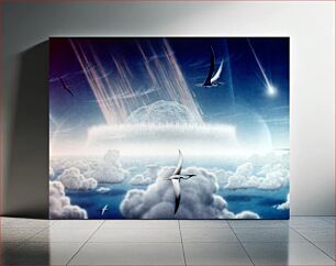 Πίνακας, Chicxulub impact - artist impression (1994) painting by Donald E. Davis