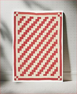 Πίνακας, Child's Quilt, 'Zigzag' or 'Streak of Lightning'