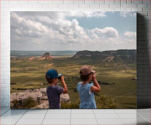 Πίνακας, Children Viewing Landscape Παιδιά που βλέπουν το τοπίο