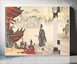 Πίνακας, Chiyoda Castle (Album of Men) by Yoshu Chikanobu