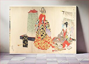 Πίνακας, Chiyoda Castle (Album of Women)