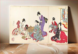 Πίνακας, Chiyoda Castle (Album of Women)