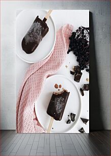 Πίνακας, Chocolate Popsicles Σοκολατένια Popsicles