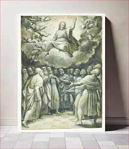 Πίνακας, Christ's ascension by Bagnacavallo il Vecchio