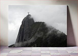 Πίνακας, Christ the Redeemer in the Mist Ο Χριστός ο Λυτρωτής στην Ομίχλη