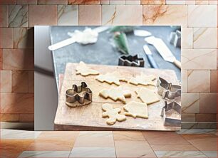 Πίνακας, Christmas Cookie Cutters Χριστουγεννιάτικα Μπισκοτοκοπτικά