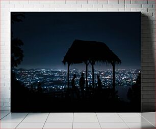 Πίνακας, Cityscape at Night Αστικό τοπίο τη νύχτα