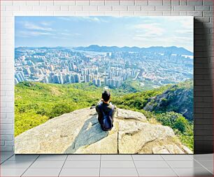 Πίνακας, Cityscape Overlook Αστικό τοπίο με θέα