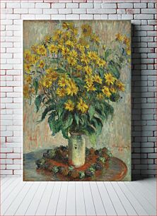 Πίνακας, Claude Monet's Jerusalem Artichoke Flowers (1880)