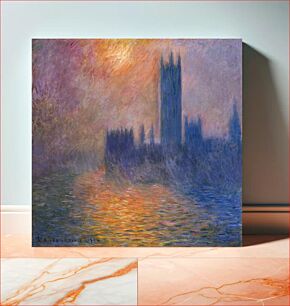 Πίνακας, Claude Monet's The Houses of Parliament, Sunset (1904)