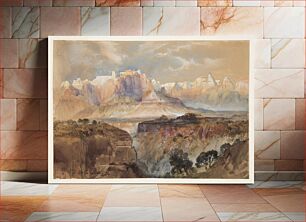 Πίνακας, Cliffs of the Rio Virgin, South Utah, Thomas Moran