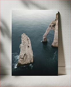 Πίνακας, Cliffside Rock Formations by the Sea Cliffside Rock Formations by the Sea