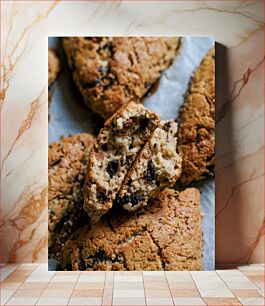 Πίνακας, Close-Up of Freshly Baked Scones Κοντινό πλάνο Φρεσκοψημένων Κόπες