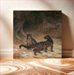 Πίνακας, Clouded Leopards (ca. 1825) by Jacques–Laurent Agasse