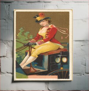 Πίνακας, Coachman, from the Occupations for Women series (N166) for Old Judge and Dogs Head Cigarettes issued by Goodwin & Company