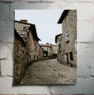 Πίνακας, Cobblestone Street in Vintage Town Cobblestone Street στην Vintage Town