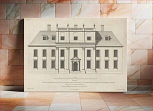 Πίνακας, Cobham Hall, Kent: The Elevation of Cobham Hall in Kent