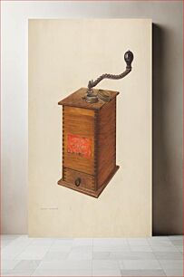 Πίνακας, Coffee Grinder (ca. 1940) by Archie Thompson