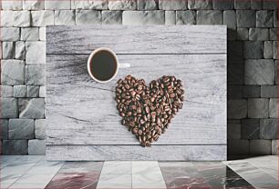 Πίνακας, Coffee Love Καφές Αγάπη