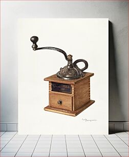 Πίνακας, Coffee Mill (ca. 1940) by Carl Buergerniss