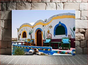 Πίνακας, Colorful Bohemian House Πολύχρωμο Bohemian House