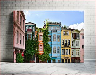 Πίνακας, Colorful Buildings on a Bright Day Πολύχρωμα κτίρια σε μια φωτεινή μέρα