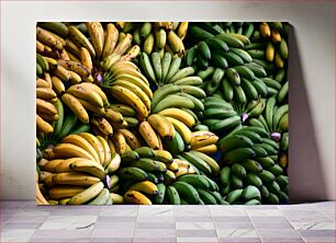 Πίνακας, Colorful Bunches of Bananas Πολύχρωμα τσαμπιά μπανανών