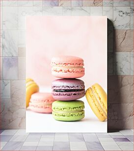 Πίνακας, Colorful Macarons Πολύχρωμα μακαρόν