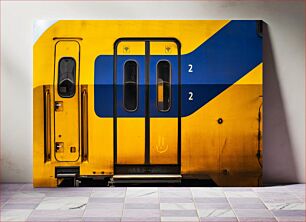 Πίνακας, Colorful Train Door Πολύχρωμη πόρτα τρένου