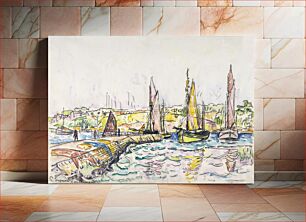 Πίνακας, Concarneau (ca.1925) by Paul Signac