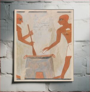 Πίνακας, Cooking Cakes with Fat, Tomb of Rekhmire by Nina de Garis Davies