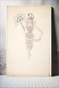 Πίνακας, Costume Design for Lady with a Fan