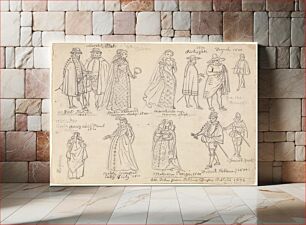 Πίνακας, Costume Study