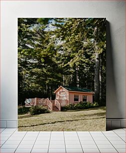 Πίνακας, Cottage in the Woods Εξοχικό σπίτι στο δάσος