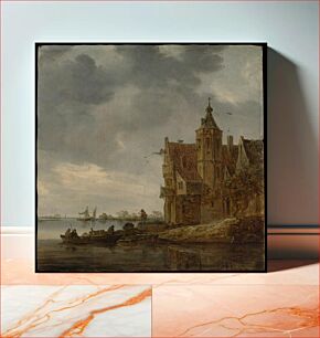 Πίνακας, Country House near the Water by Jan van Goyen