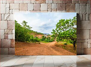 Πίνακας, Countryside Landscape Τοπίο εξοχής