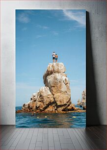 Πίνακας, Couple on a Rock Formation Ζευγάρι σε βράχο