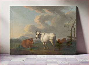 Πίνακας, Cow grazing
