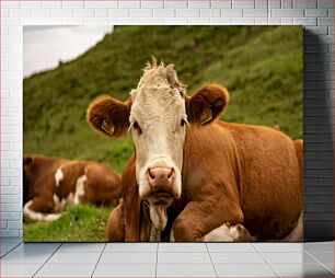 Πίνακας, Cow in the Meadow Αγελάδα στο Λιβάδι