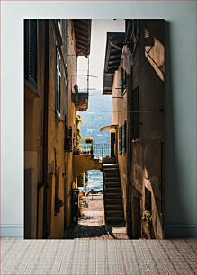 Πίνακας, Cozy Alley Leading to the Sea Άνετο δρομάκι που οδηγεί στη θάλασσα