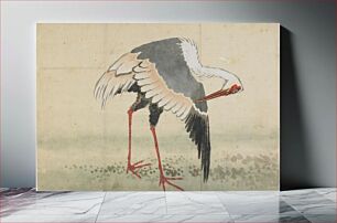 Πίνακας, Crane by Katsushika Hokusai