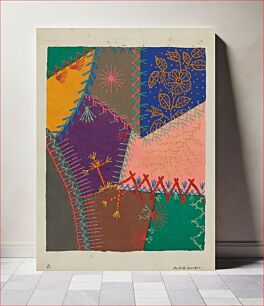 Πίνακας, Crazy Quilt (ca. 1940) by Ruth M. Barnes