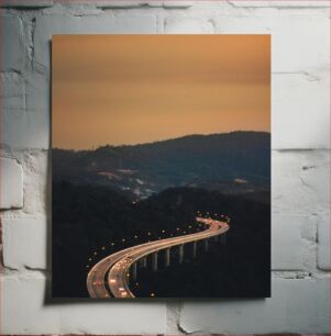 Πίνακας, Curving Road at Dusk Curving Road στο σούρουπο