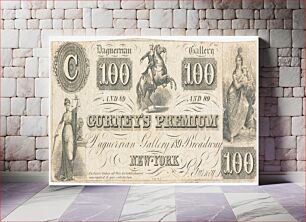 Πίνακας, Daguerreian gallery scrip (1840-1852) by Jeremiah Gurney