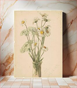 Πίνακας, Daisies and Queen Ann's Lace (1890) by Marietta Minnigerode Andrews