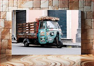 Πίνακας, Decorated Vintage Truck Διακοσμημένο Vintage φορτηγό